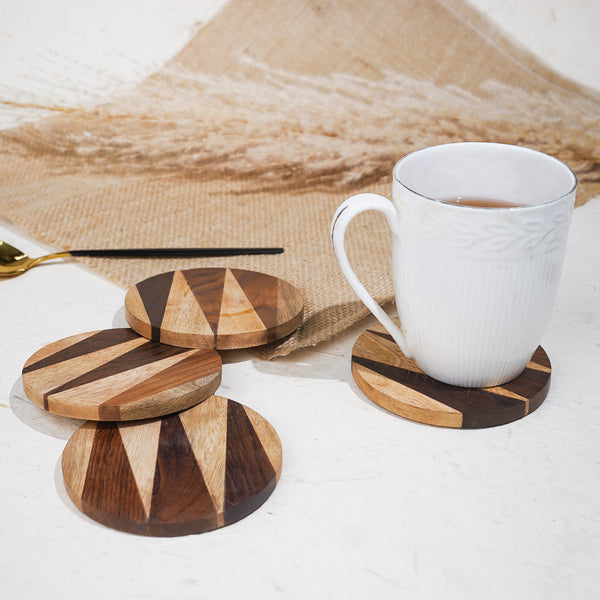 Ternion Wooden Coasters