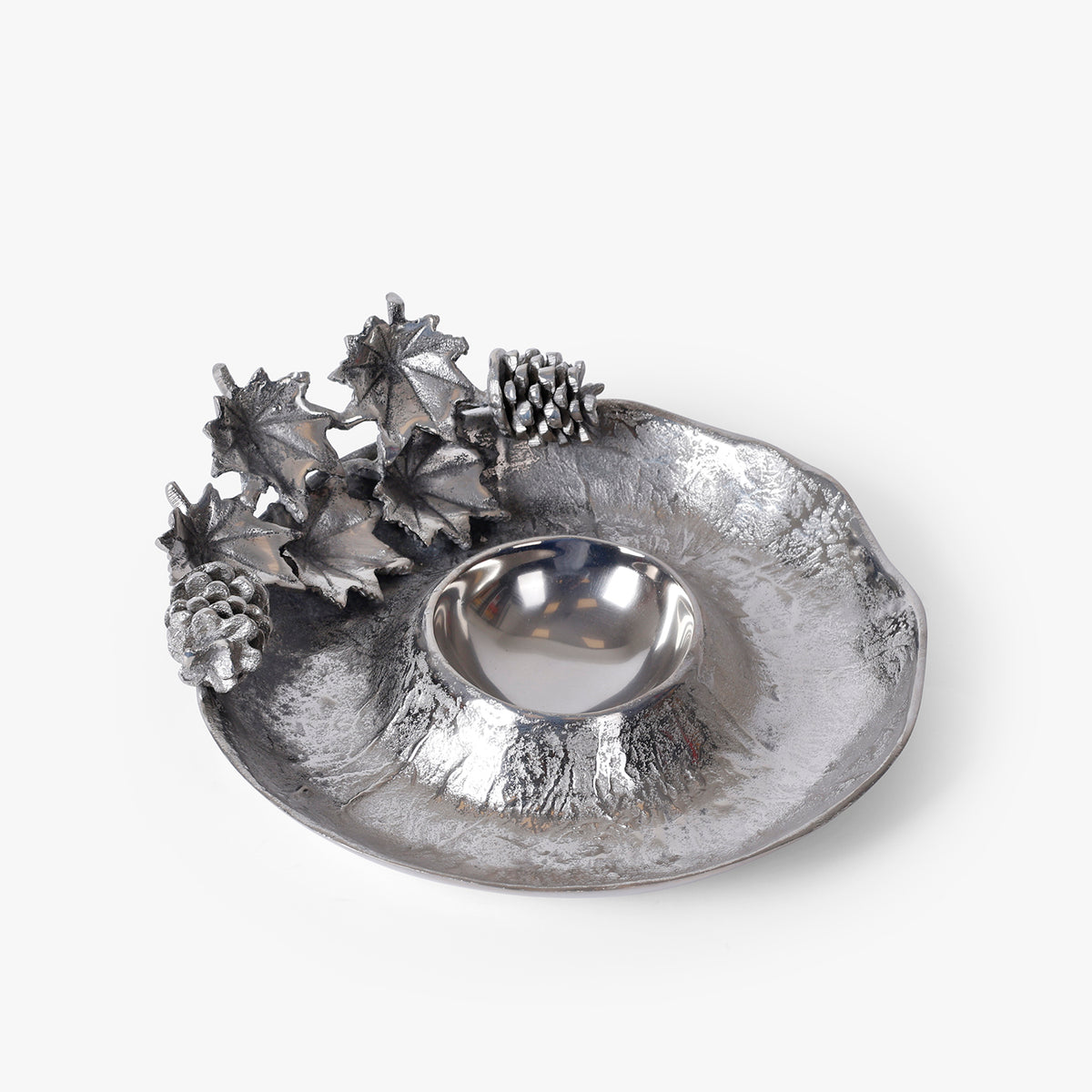 Grape Pedestal Platter for Table Decor and Festive Serving