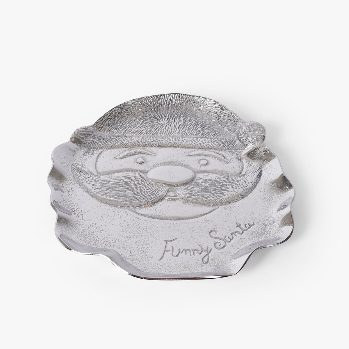 Santa Serving Platter for Festive Table Decor and Holiday Snack Serving