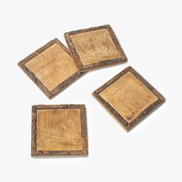 Framed Bark Wooden Coasters