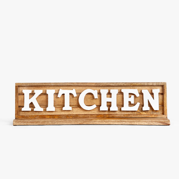 Country KITCHEN Scripted Decor Accent