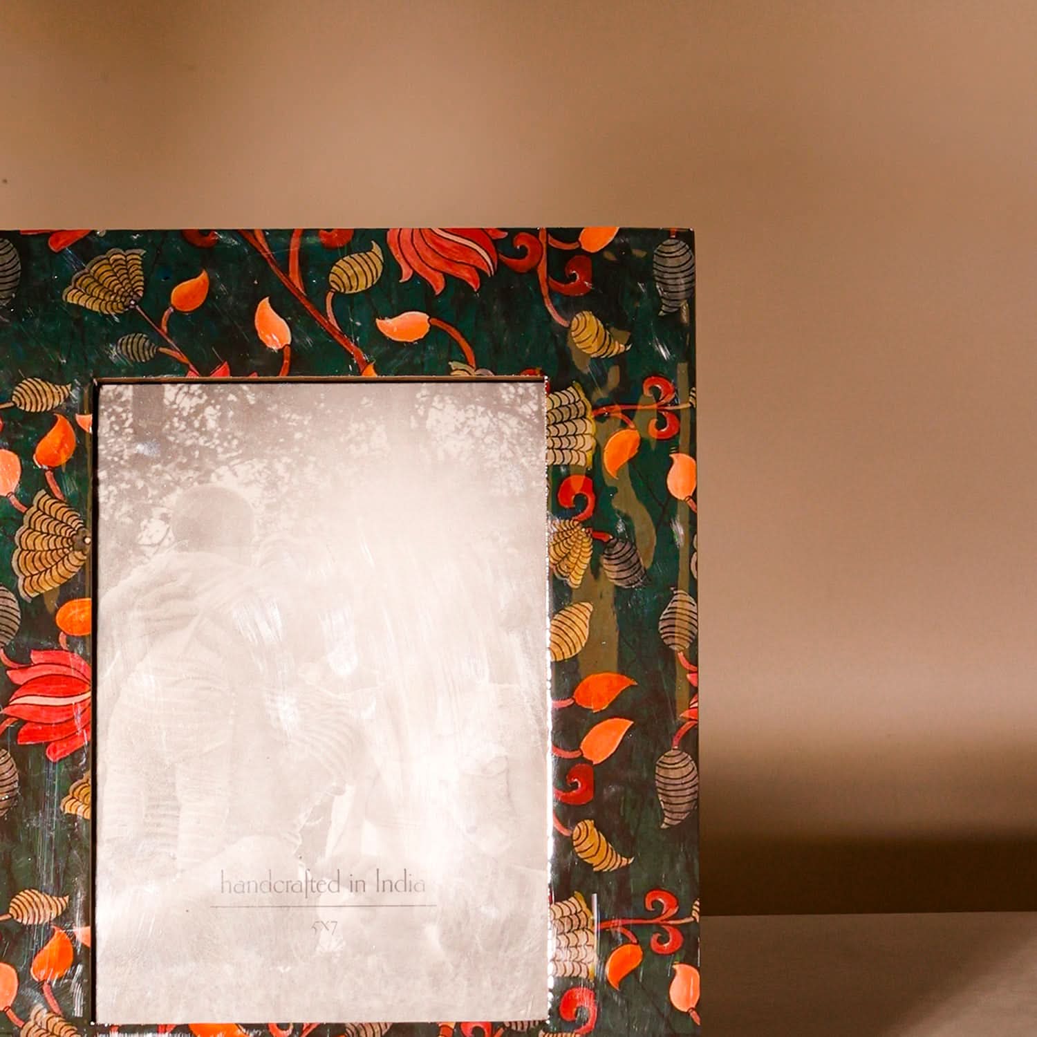 Kalamkari Photo Frame – Decorative Wooden Picture Frame
