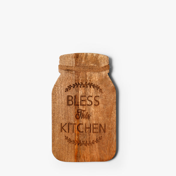 The BotellaWood Bottle-Shaped Chopping Board