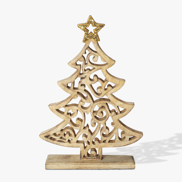 Wooden Christmas Tree Artifact