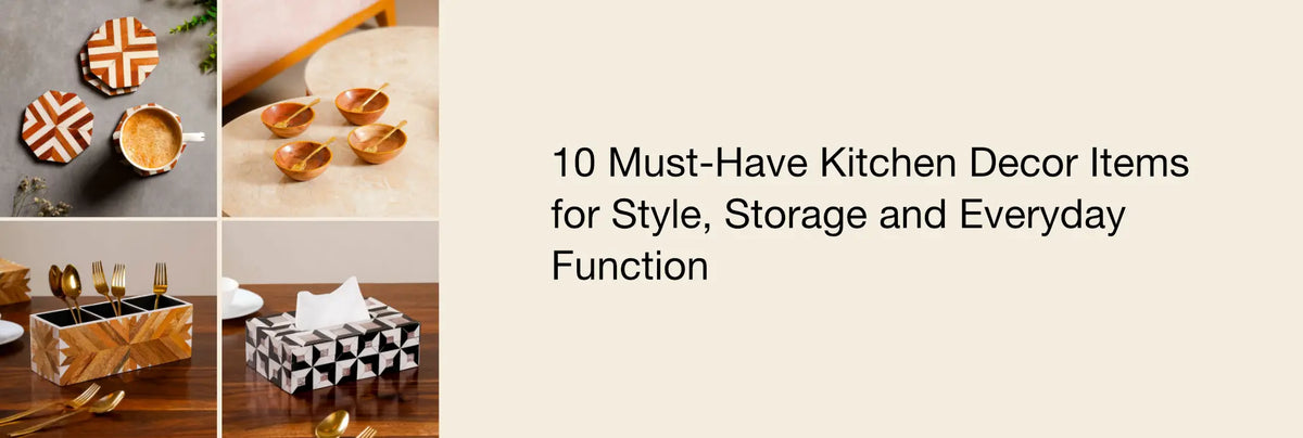 Must-Have Kitchen Decor Items for Style