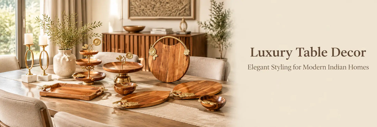 Luxury Table Decor for Modern Indian Homes
