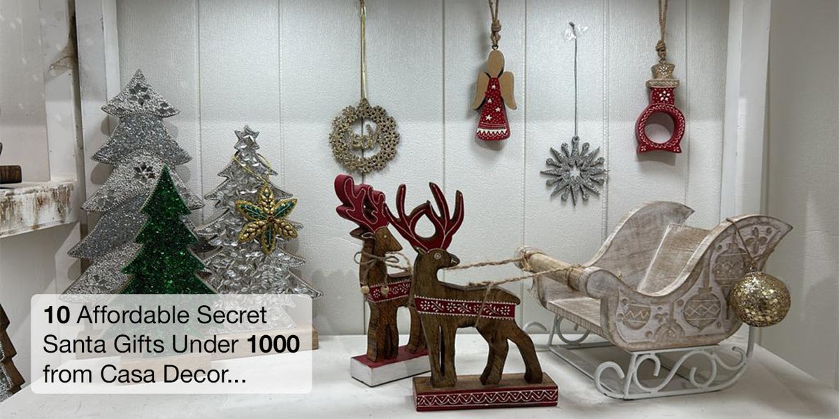 Christmas Gift Ideas: 10 Secret Santa Gifts Under 1000 from Casa Decor