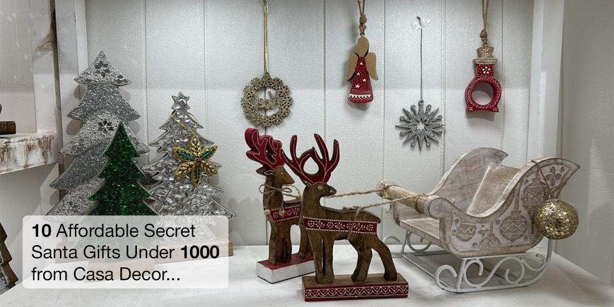 Christmas Gift Ideas: 10 Secret Santa Gifts Under 1000 from Casa Decor