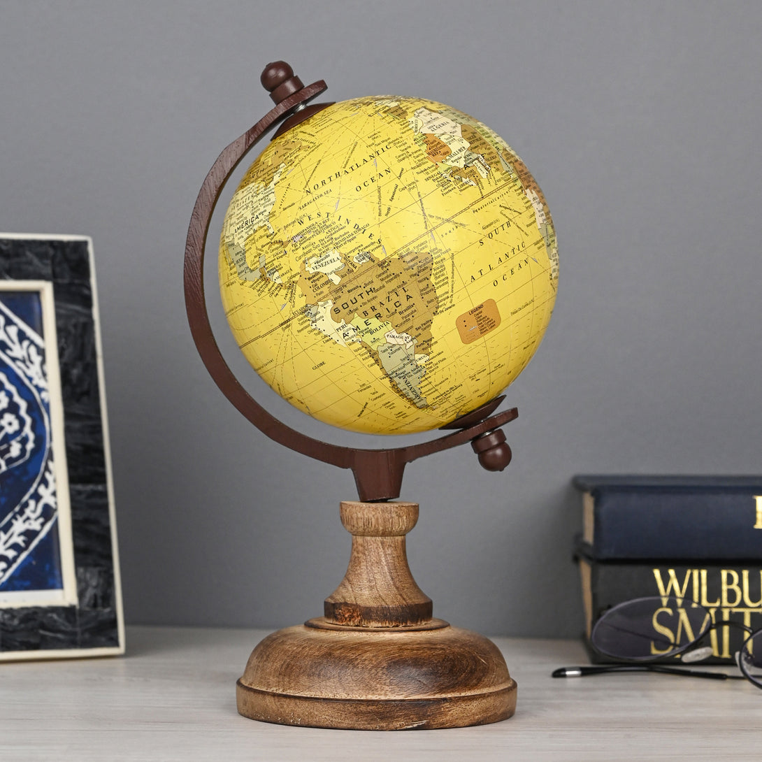 Wooden Stand Globe