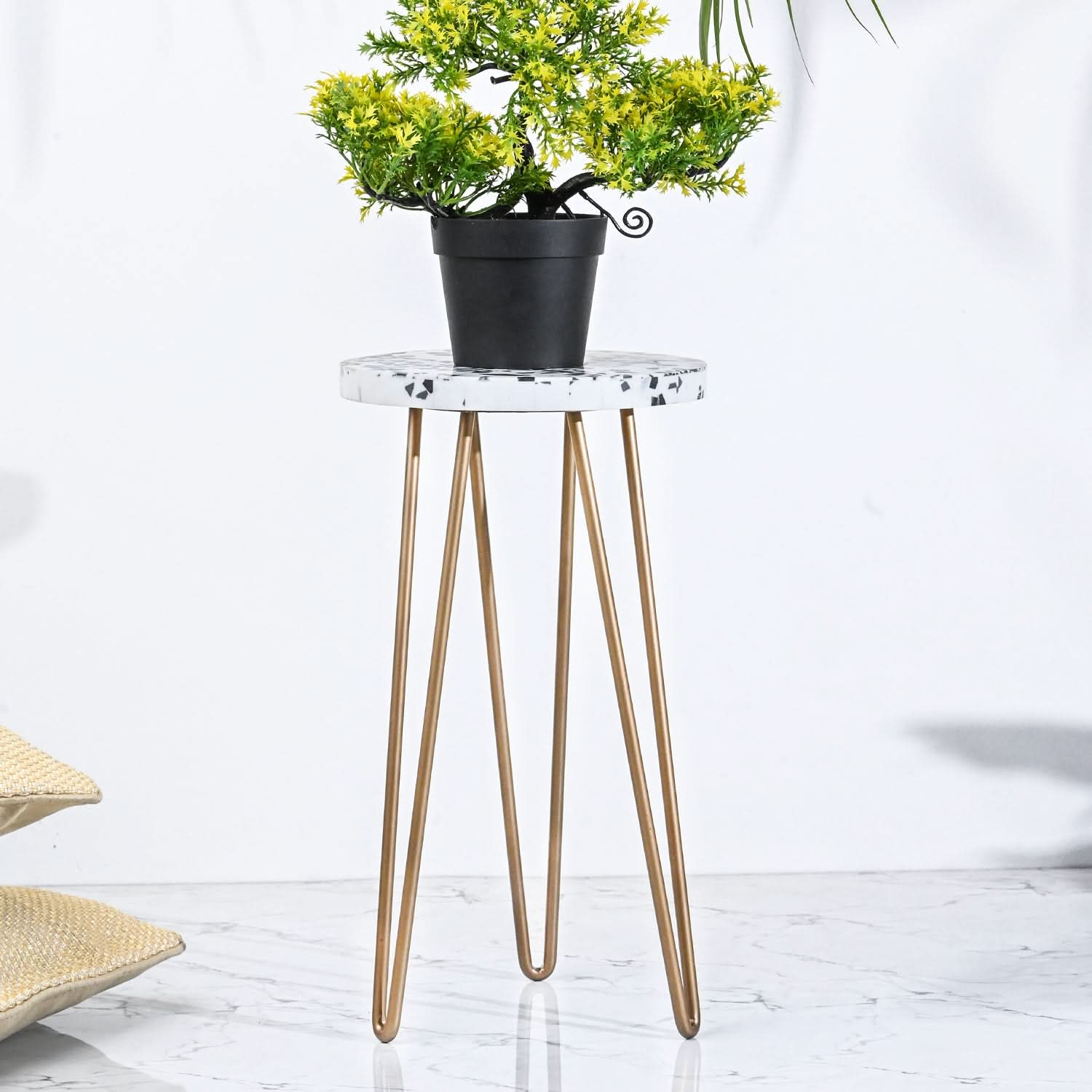 Speckled Monochrome Plant Stand