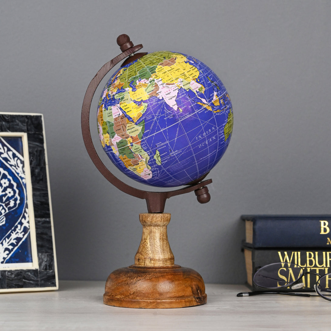 Wooden Stand Globe