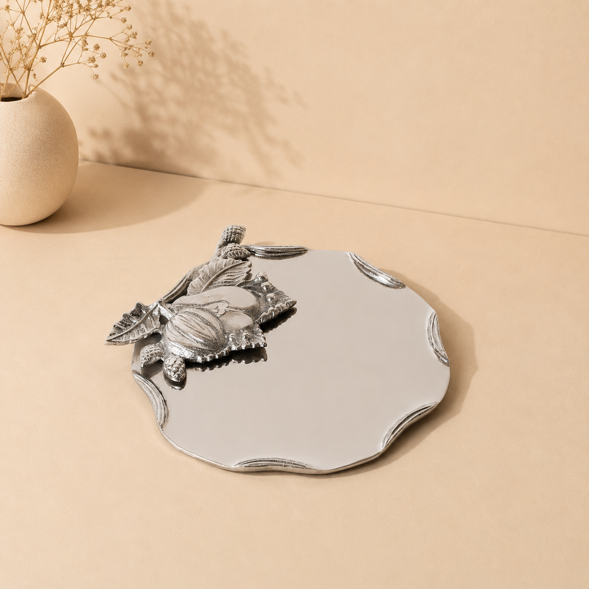 Butterfly Accent Platter for Table Decor, Dessert Serving and Festive Styling