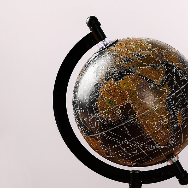 Contemporary Poppy World Globe