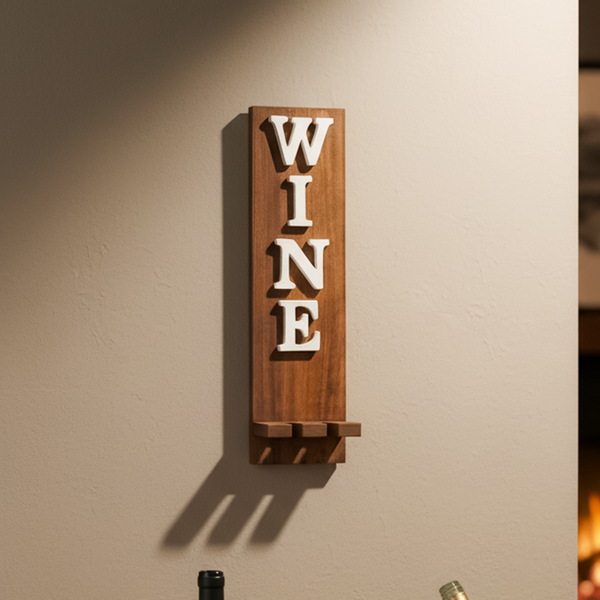 Scripted WINE Wall Art