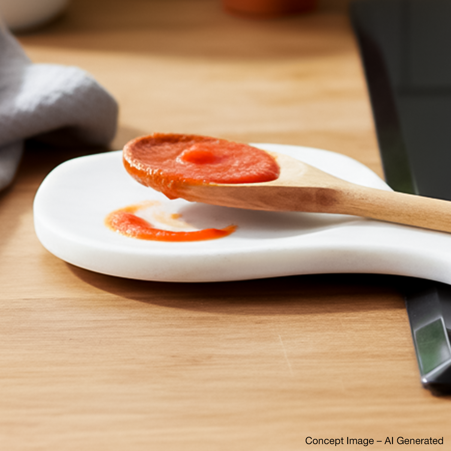 White Marble Fish Spoon Rest