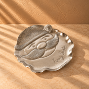 Santa Serving Platter for Festive Table Decor and Holiday Snack Serving