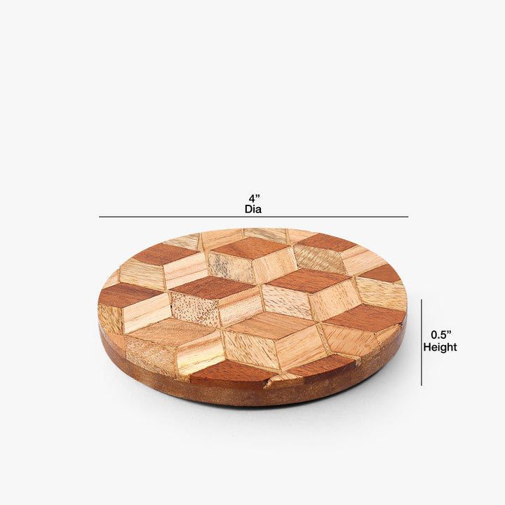 Sylvan Stringed Rhombus Coasters