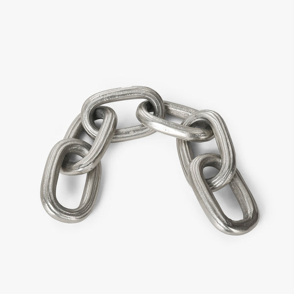 Silver Chain-Link Artifact
