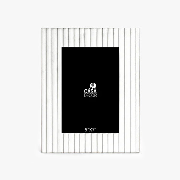 White Aristocratic Photo Frame 5X7
