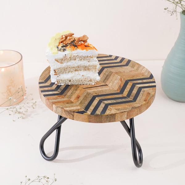 Chevron Affair Cake Stand