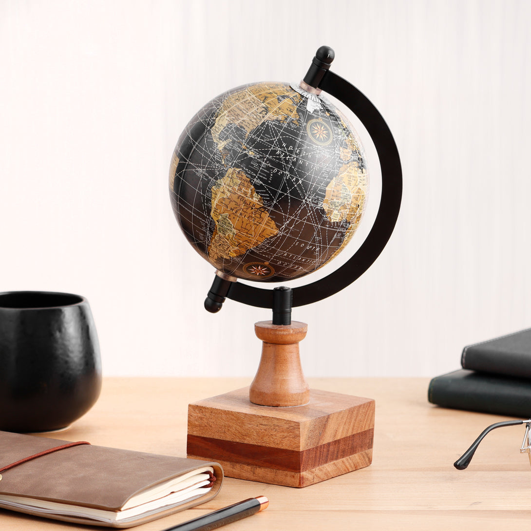 The Rotating Realm - Desk Globe