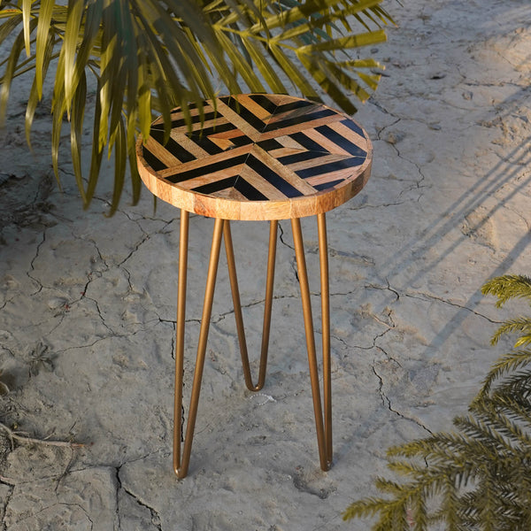 Tribal Wooden Plant Stand