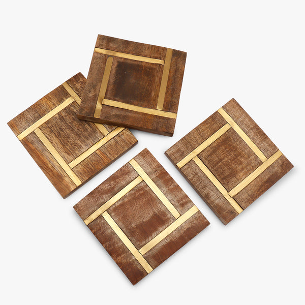 Absorbent Cork Coasters for Drinks