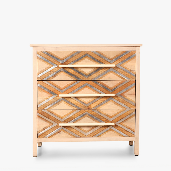 Ikat Cabinet with 3 Drawers