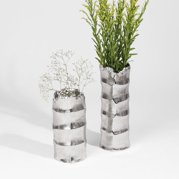 Silver Nova Flower Vase