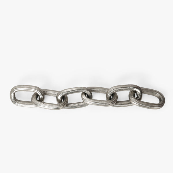 Silver Chain-Link Artifact