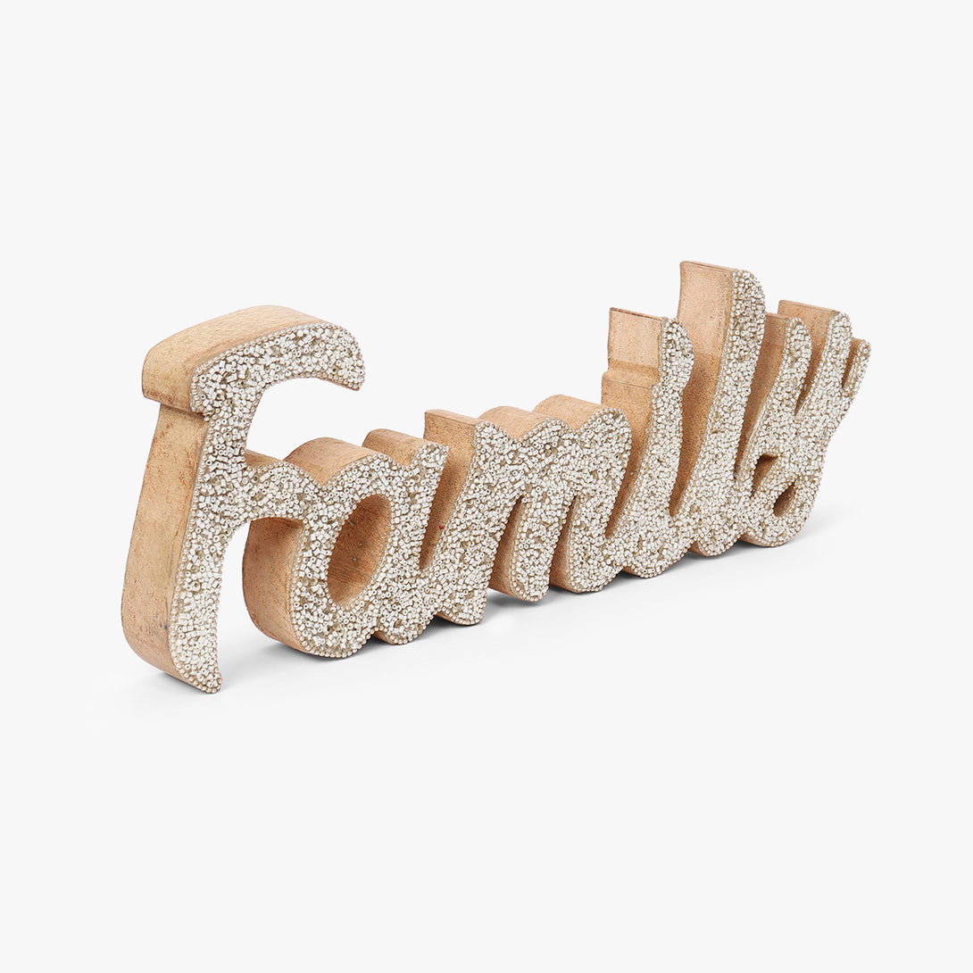 Hand-carved Family Plaque