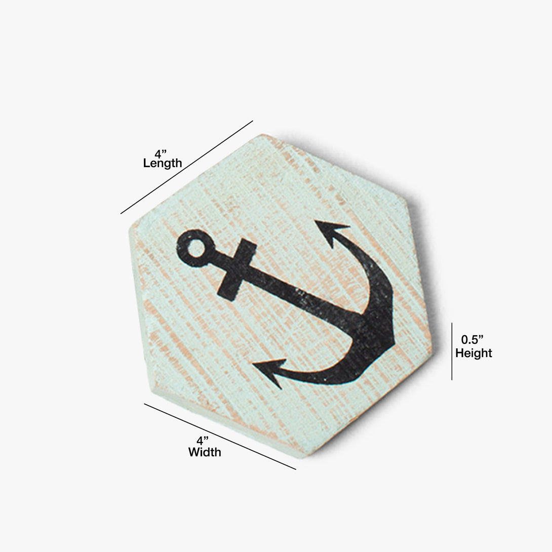 Hexagon Anchor Coaster