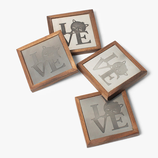 Scripted Love Framed Coasters