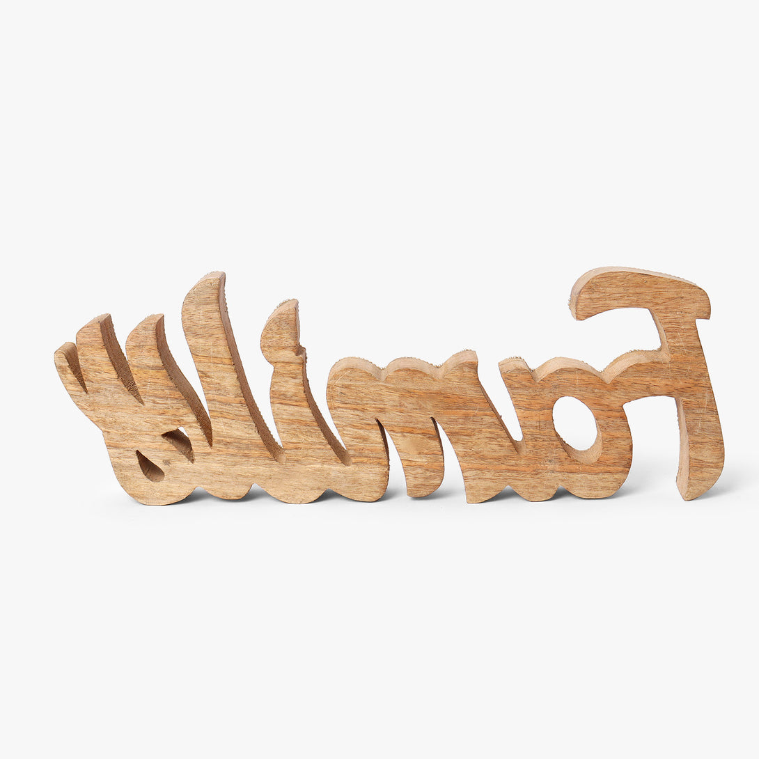 Hand-carved Family Plaque