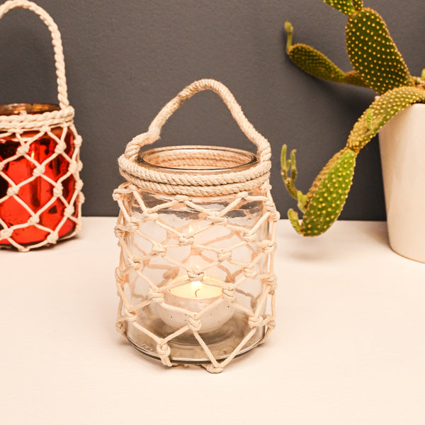 Robe Cage Clear Glass Lantern