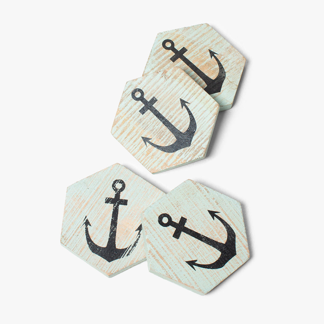 Hexagon Anchor Coaster