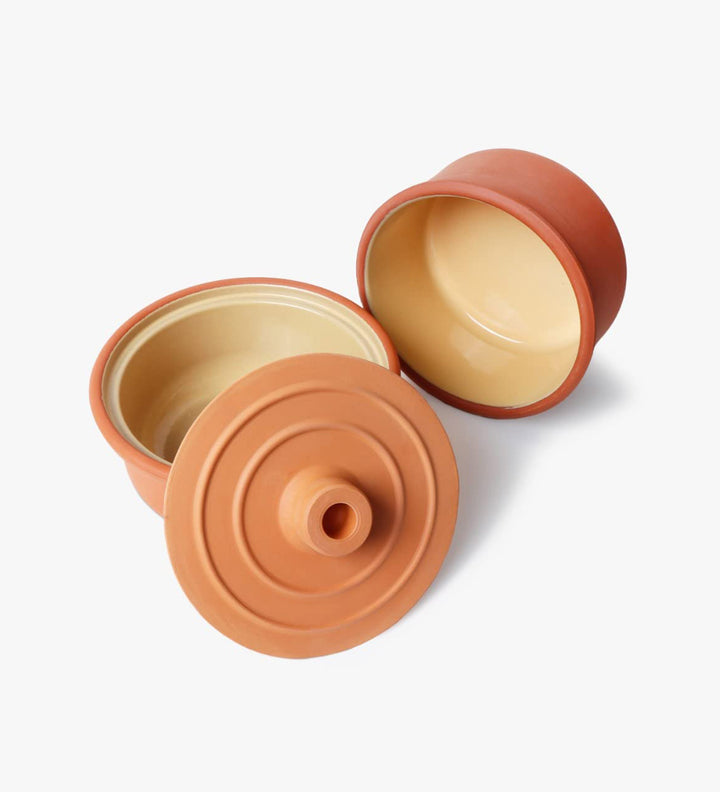 Terracotta Casserole Set with Lid