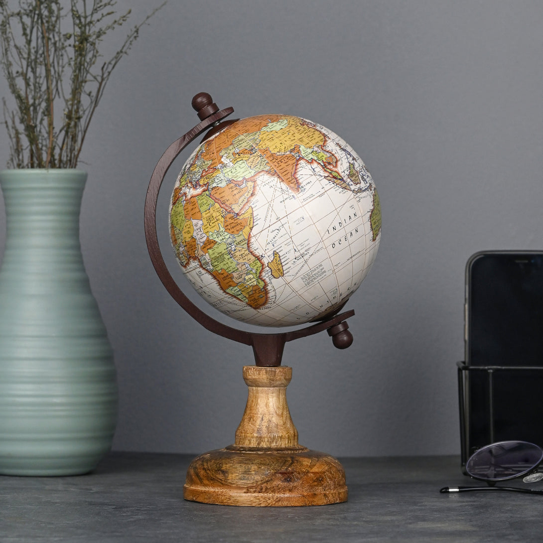 Wooden Stand Globe