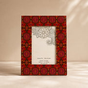 Arc & Petal Wooden Photo Frame 4x6 | Decorative Picture Frame for Home & Gifting