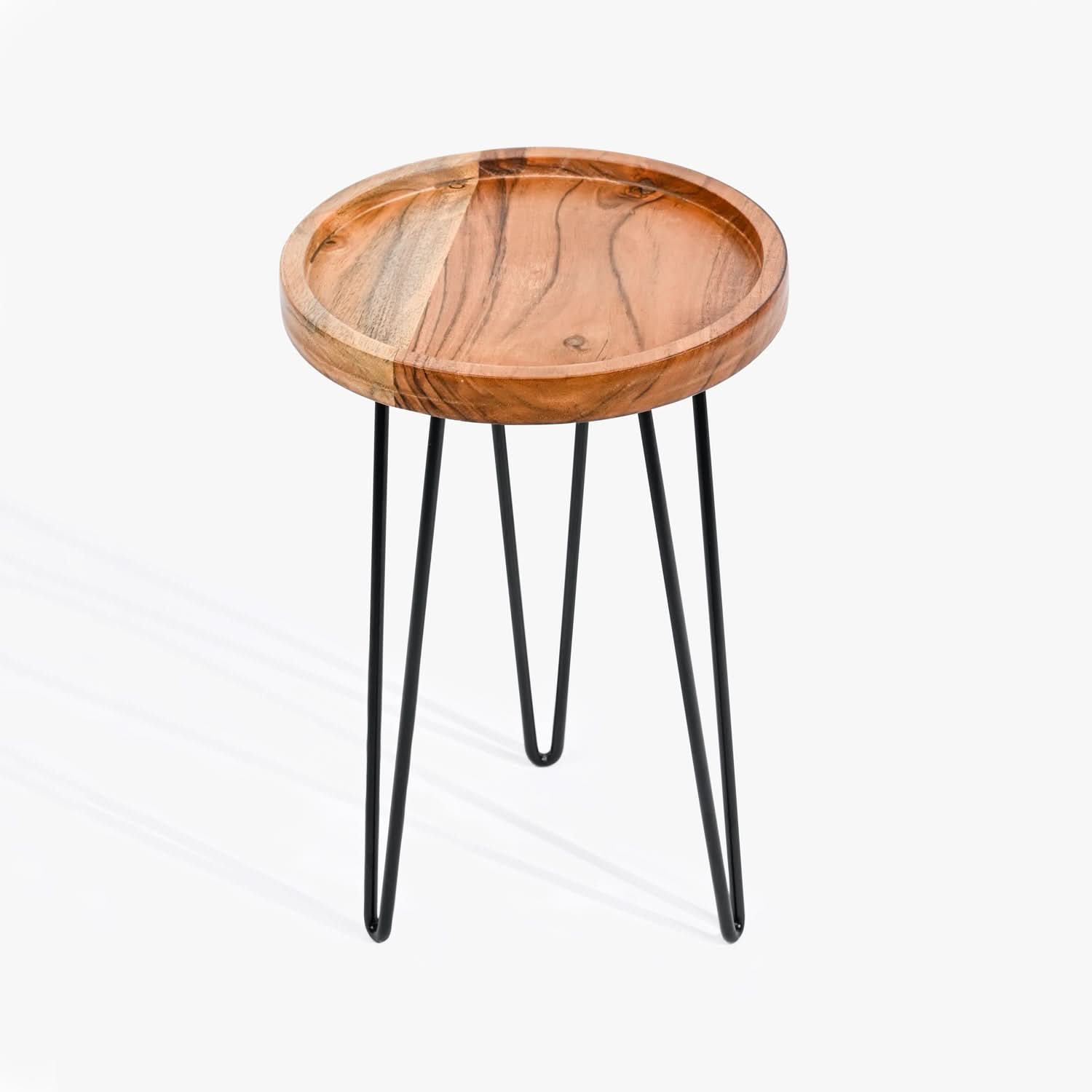 Brown Textured Plant Stand