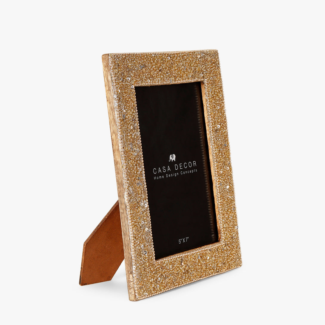 Bedazzled Beaded Photo Frame