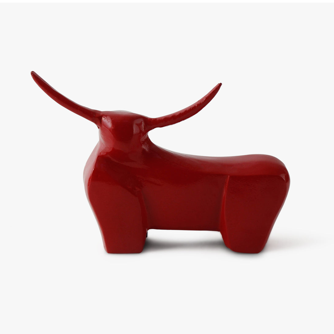 Abstract Bison Sculpture