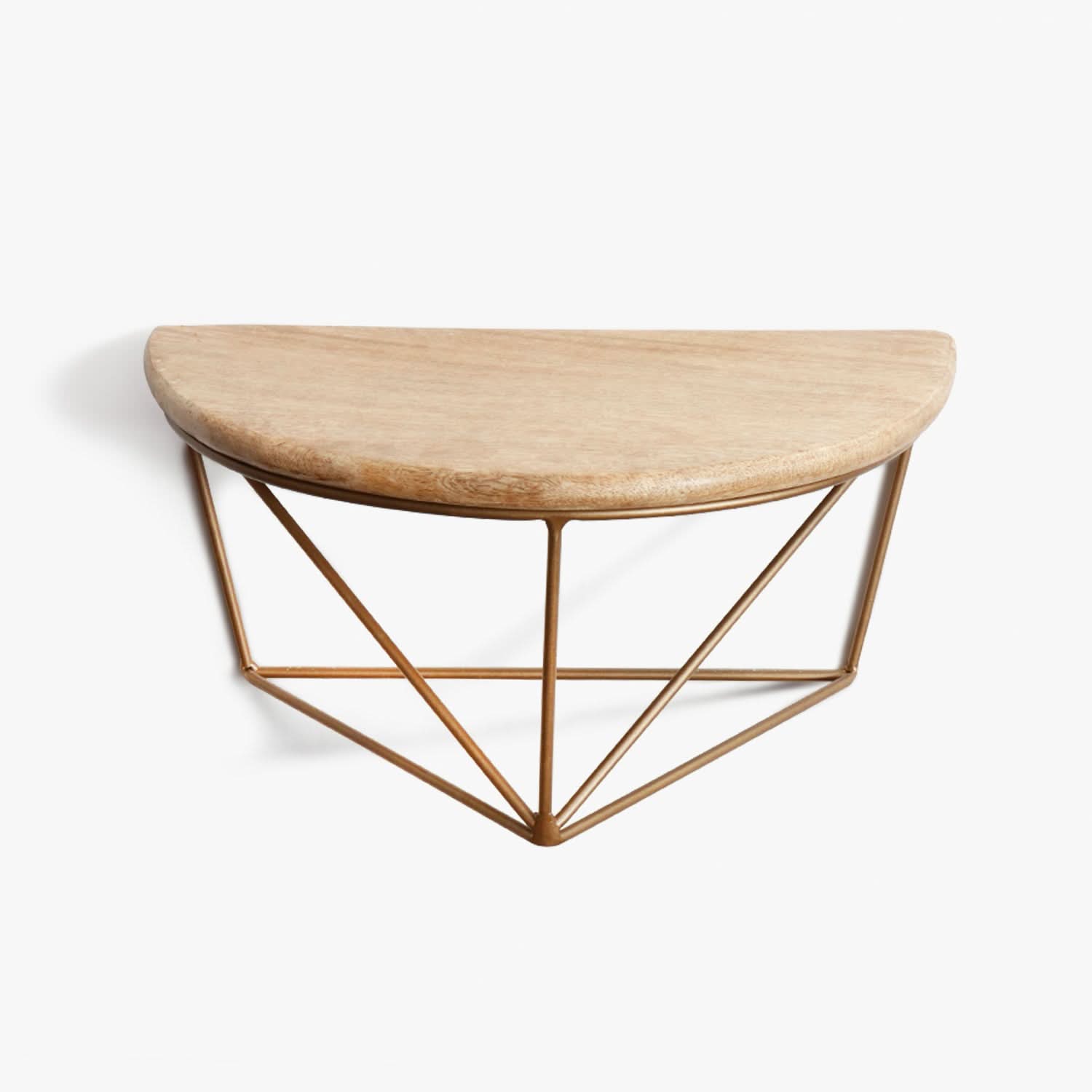Abstract Wooden Wall Shelf