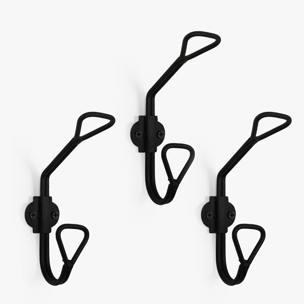 Abstract Metal Wall Hook Set