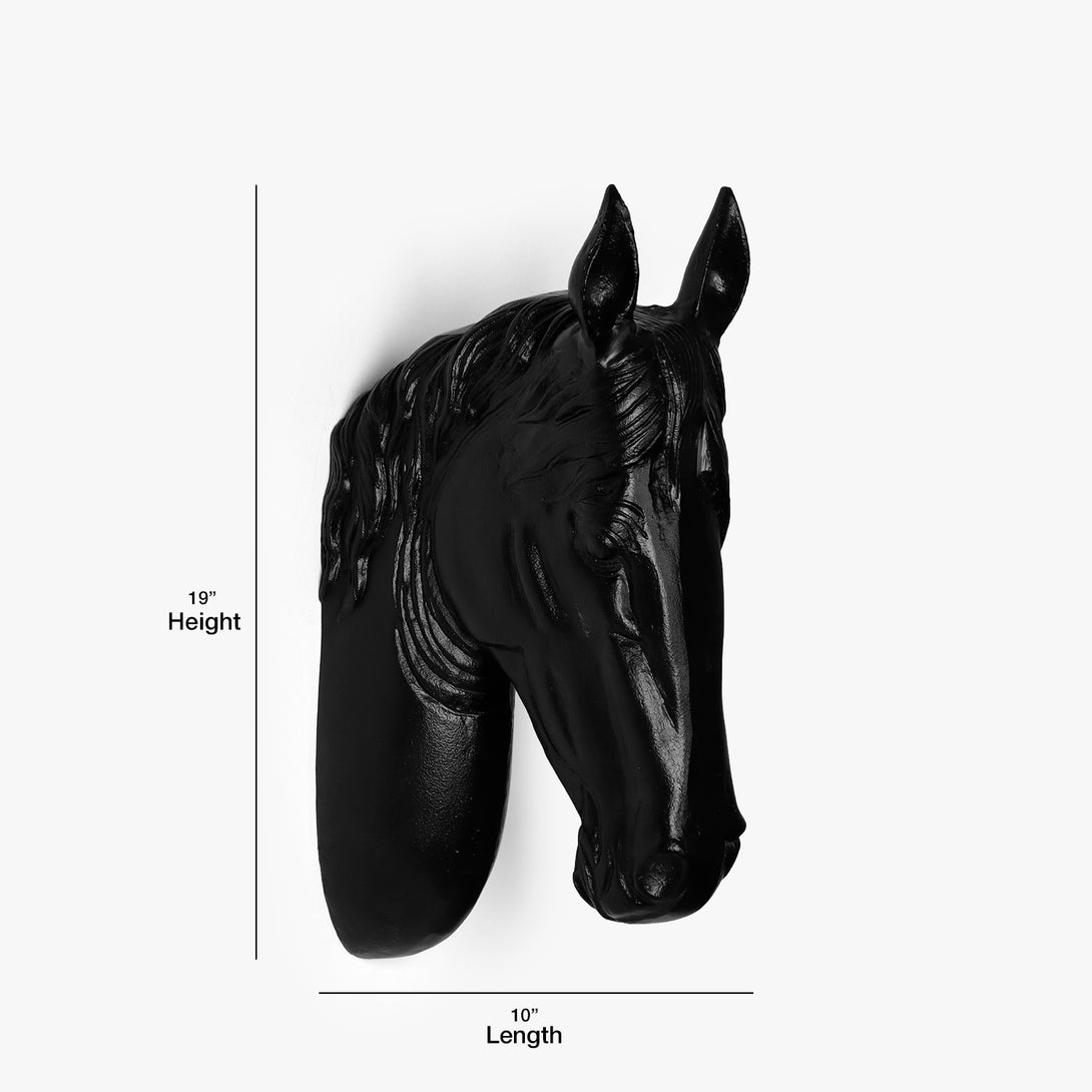 Silver Stallion Wall Accent