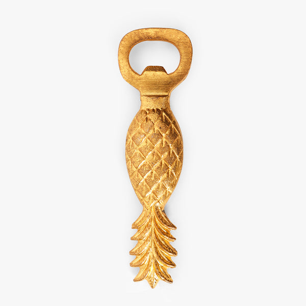 Golden Pineapple Bottle Opener