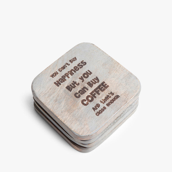 Scripted Monday Motivation Coaster Set