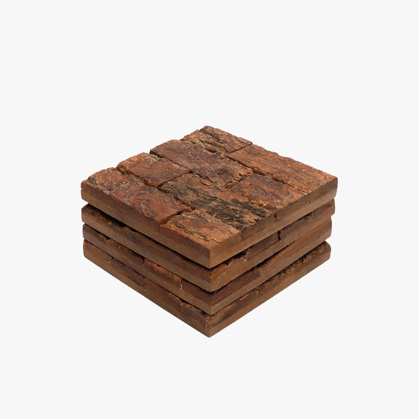 Rustic Country Charm Natural Coaster