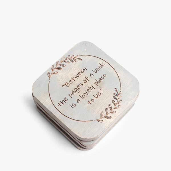 Literary Escape Coaster Set