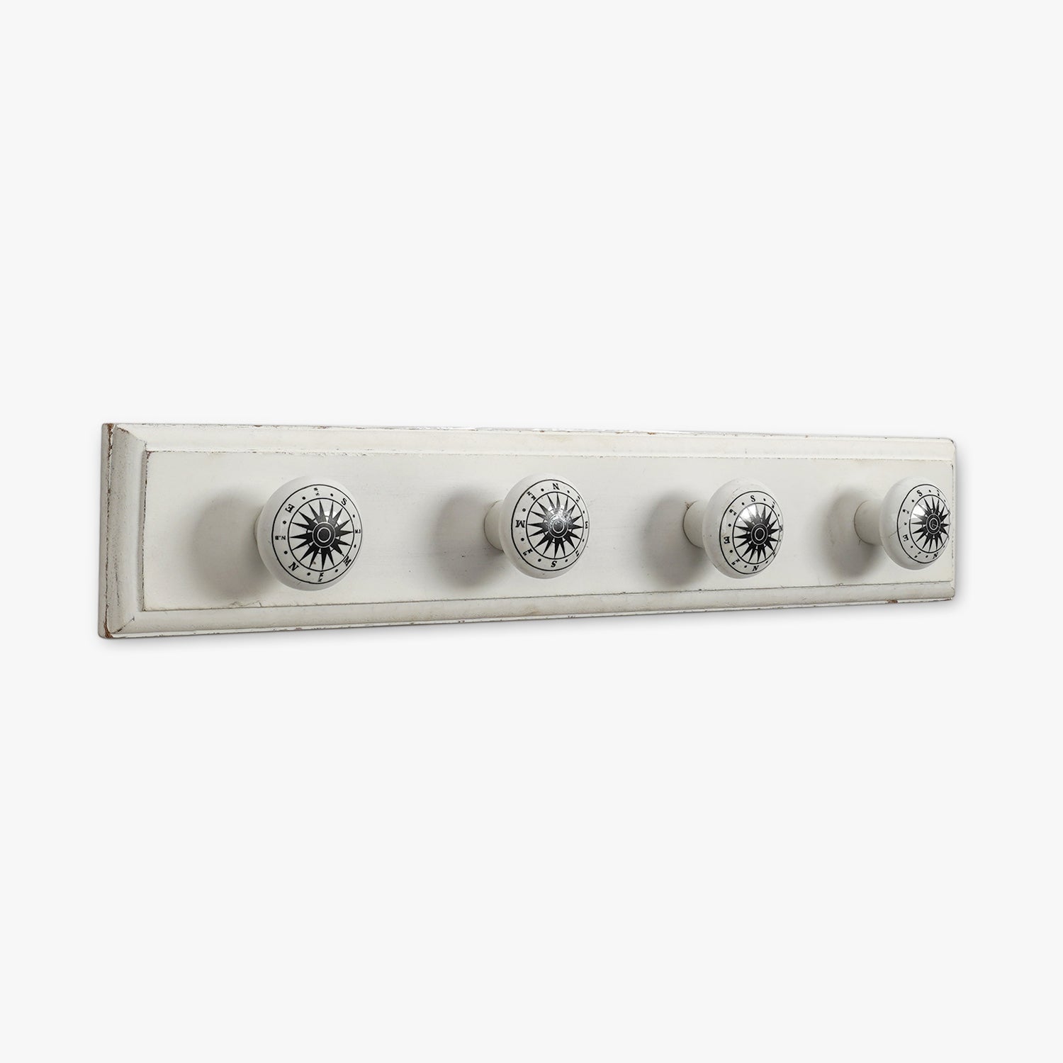 Ceramic Knob Hooks on Board Casa Decor